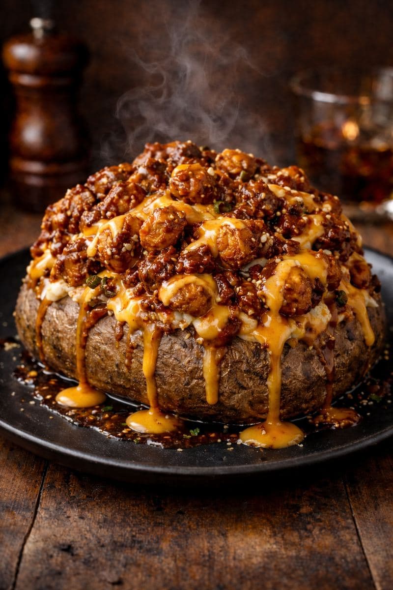 Chili Cheese Chicken Potato